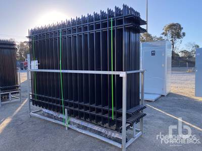 Quantity of (20) 10 ft x 7 ft Powder Coated Schermen (Unused)