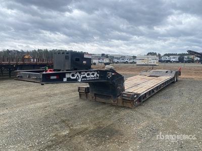 2000 Eager Beaver T/A Single Drop Removable Gooseneck Lowboy Trailer