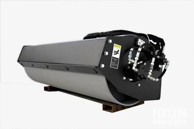 Greatbear 72 Inch Skid Steer Vibratory Roller ملحقات معدة الحمل الصغيرة المجنزرة المتنوعة (Unused)