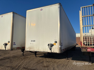 2014 Utility VS2DX 53 ft x 102 in T/A Van Trailer