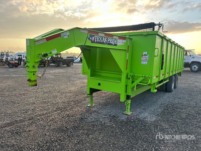 2024 Texas Pride 20 ft T/A Gooseneck Dump Utility Trailer