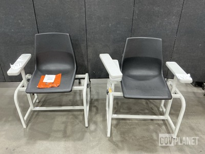 (2) Winco 571 Blood Drawing Chairs
