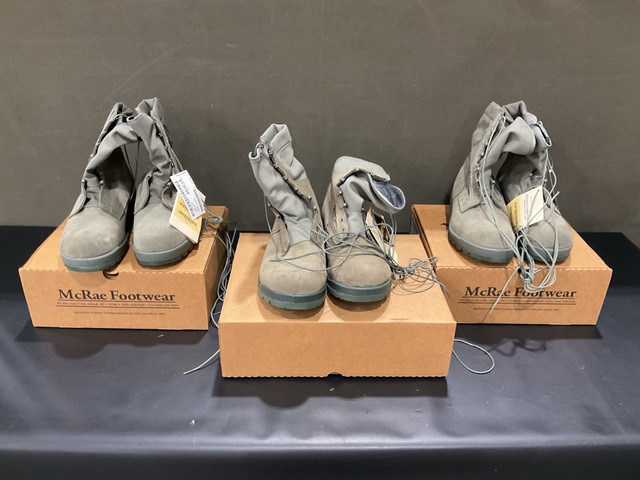 (18) Pairs of Combat Boots
