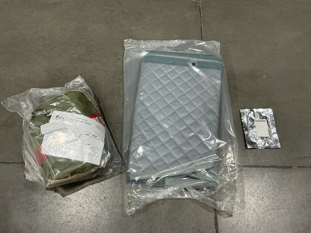 (3) Ground Covers, (1) Sound Absorbing Blanket & Assorted Items (3) Ground Covers, (1) Sound Absorbing Blanket & Assorted Items