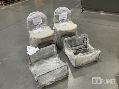 (70) Stack Chairs w/Dollies