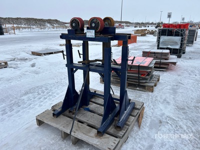 Quantity of (2) Adjustable Pipe Roller Stands