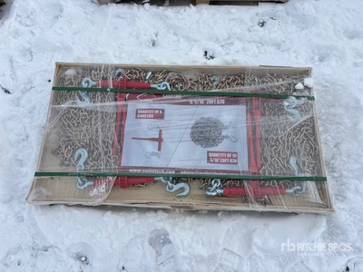 Quantity of (5) 2026 Suihe BC-5400 5400 lb Ratchet Binders & (10) 20 ft Chains Varios, tienda, almacen, consumidor (Unused)