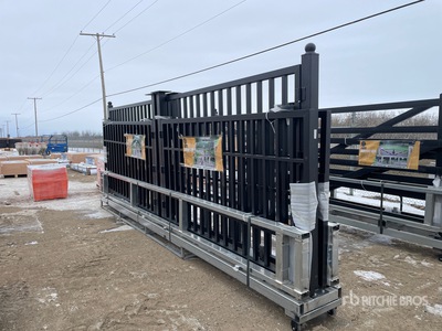 Quantity of (3) 2026 Suihe NFG-20FC-3 19 ft 3 in x 5 ft Wrought Iron Bi-Parting Portail d'entrée (Unused)