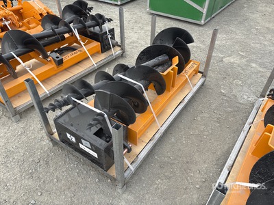 Quantity of GIYI C-SMLXZ-103 Skid Steer Auger (Unused)