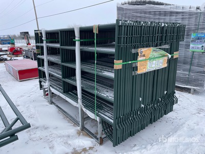 Quantity of (56) 2026 Suihe NP10-54-2 9 ft 9 in Powder Coated Livestock Panel (Unused)
