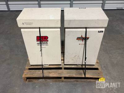 (2) Professional Rolling Pallet Chargers