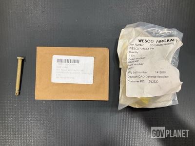 (15) Close Tolerance Bolts, (7) Electrical Connector Plugs & Assorted Items