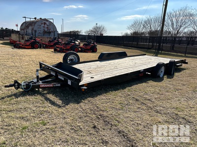 2022 Orange Line TH70-20BK4AR2B 20 ft T/A Equipment Trailer (Inoperable)
