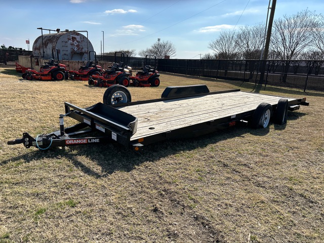 2022 Orange Line TH70-20BK4AR2B 20 ft T/A Equipment Trailer (Inoperable)