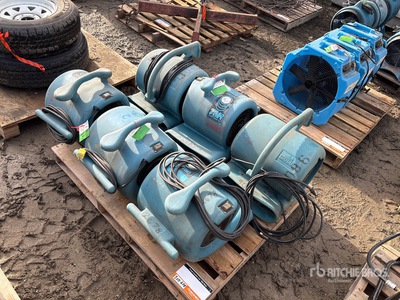 Quantity of (6) Dri-Eaz Turbo Dryer Santana SX Fan