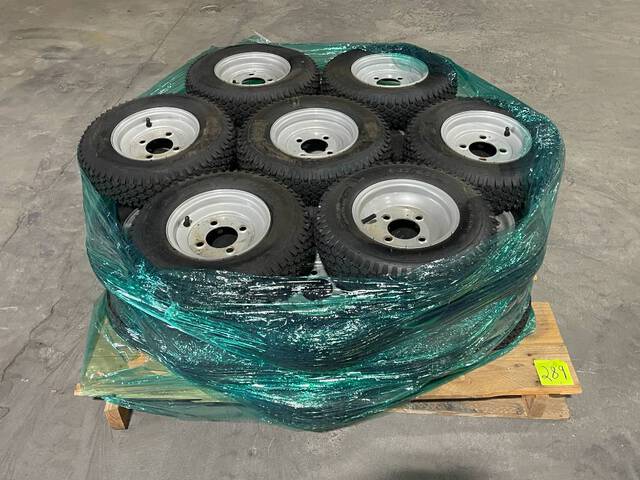 (28) 4.80/4.00-8 Wheels and Tires