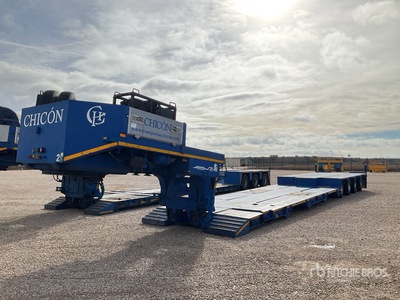 1992 Goldhofer STZVL4 80 ton Quad/A - 12 m Extendable Lowboy Trailer