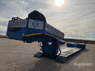 1992 Goldhofer STZ-VS-3-ET-43-80 66 ton Tri/A - 12 m Extendable Lowboy Trailer