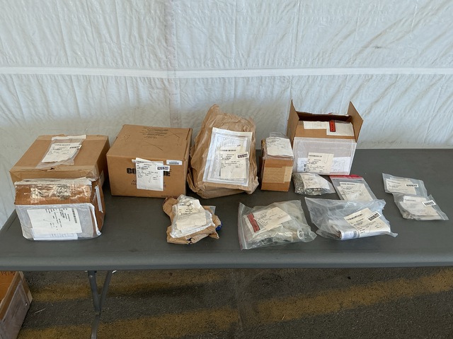 (210) Nut Assemblies, (16) Hexagon Screws, (8) Socket Screws & Assorted Items