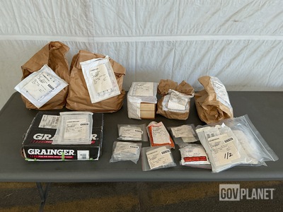 (14) Bolts, (31) Plain Studs, (2) Headless Straight Pins & Assorted Items