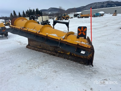 GD 12 ft 8 in 1 Way Snow Plow - Fits Truck