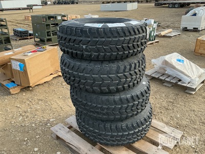 (4) Goodyear 37x12.50R16.5LT Tires w/Wheels