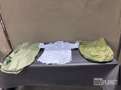 (75) Men's Shirts, (16) Clothing Bags, (30) Duffel Bags & Assorted Items