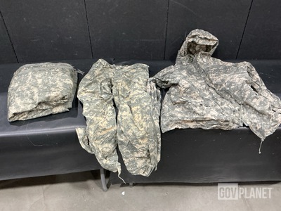 (10) Wet Weather Poncho Liners, (5) Wet Weather Parkas & Assorted Items