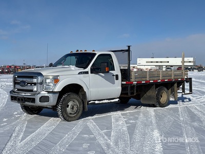 2012 Ford F-350 XLT 4x4 Flatbed Truck