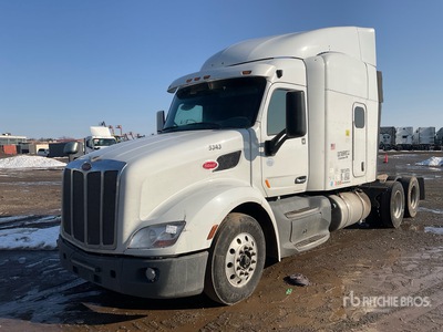 2015 Peterbilt 579 6x4 Cabeza Tractora Cabina Dormitorio