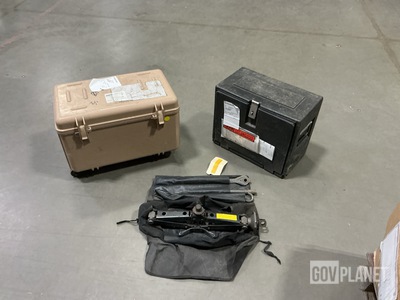 (2) Aircraft Tool Kits, (1) Small Arms Tool Kit & (7) Scissor Jacks