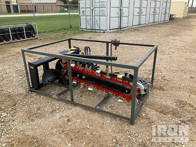 Greatbear Skid Steer Attachments - Trencher جرافة تسوية بدون توجيه (Unused)