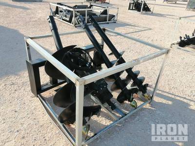 Greatbear Skid Steer auger with three bits (Unused)