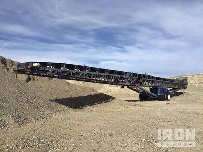 2021 Kleemann Kw100-2 36 in x 100 ft Portable Radial Stacking Convoyeur