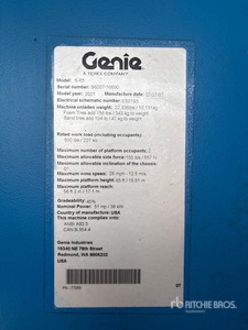 2007 Genie S-65 4WD Diesel Piattaforma monobraccio