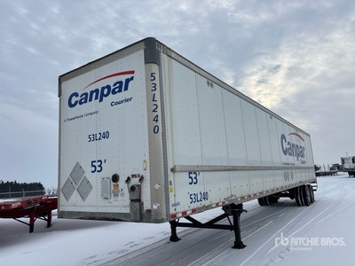 2015 Vanguard CVXP 53 ft x 102 in T/A Van Trailer