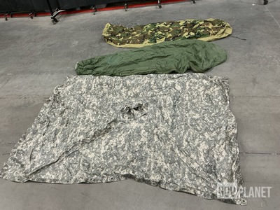 (8) Bivy Covers, (21) Wet Weather Ponchos & Assorted Items
