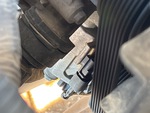 Engine with A/C Compressor