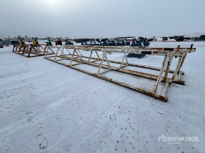 Quantity of (4) 25 ft Pipe Racks