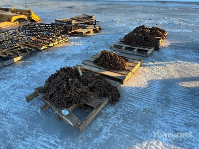 Quantity of (4) Pallets of Grader Tire Chains