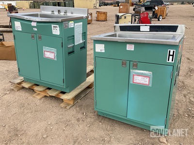 (2) Hamilton Scrub Sink Units