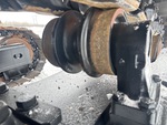 Undercarriage with Right Carrier Rollers