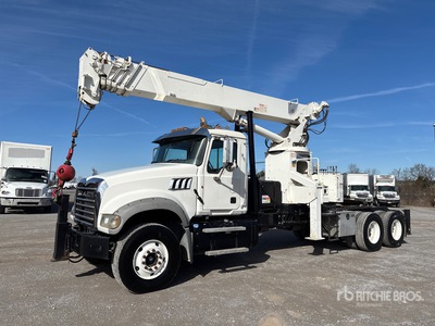 2011 Tadano TM1882 18 ton Straight Boom on 2010 Mack CV713 6x4 Boom Truck