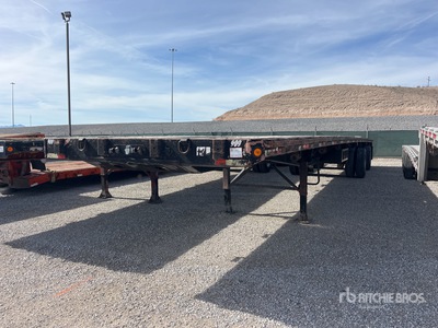 1991 50 ft T/A Flatbed Trailer