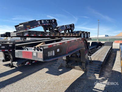 2020 Pitts LB35-22DC T/A Single Drop Removable Gooseneck مقطورة لوبوي