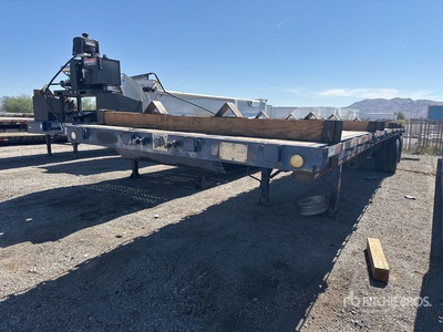 1989 Transtech 48 ft T/A Flatbed Trailer