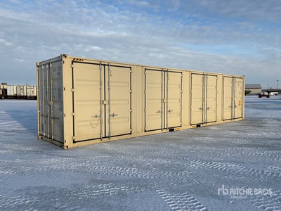 2025 40 ft High Cube Multi-Door Storage Container