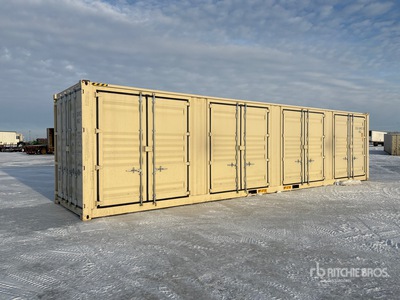 2025 40 ft High Cube Multi-Door Storage Container