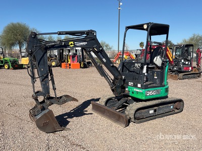 2019 John Deere 26G Mini escavatore