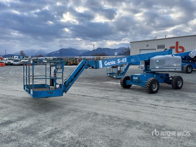 2002 Genie S-45 4WD Dual Fuel Telescopic Boom Lift